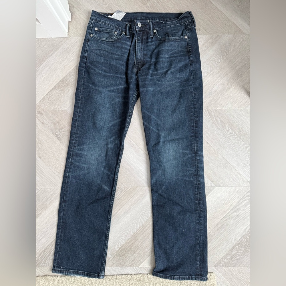 Levi's Dark Indigo 514 Straight Jeans